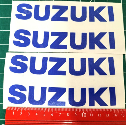 Blue suzuki stickers - 4, x