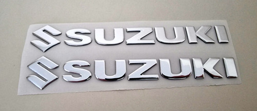Suzuki silver chrome 3d - /,