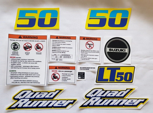 Suzuki lt50 decals - lt50, graphics