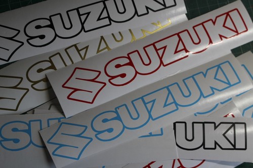 Suzuki decals pair - suzuki,