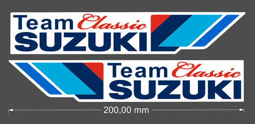 Team classic suzuki decals - suzuki, /