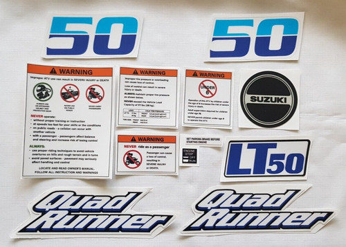 Suzuki lt50 decals - suzuki,