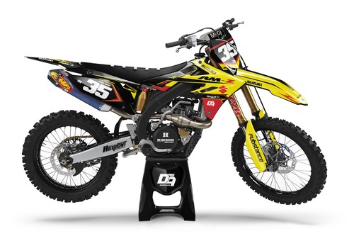 Suzuki motocross graphics - motocross,
