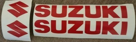 Suzuki logo decals replica - decals, x2