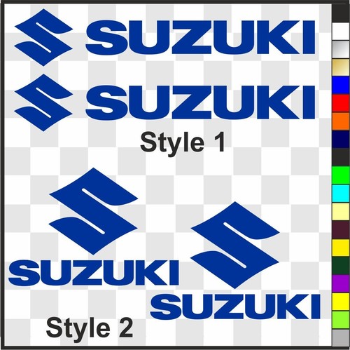 Suzuki decals stickers - x, 2