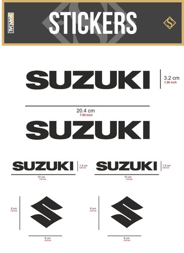 Suzuki logo stickers - logo, decals