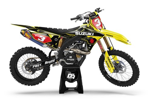 Suzuki motocross graphics - motocross, mx