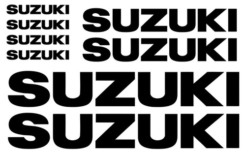 Piece suzuki decals - 8,