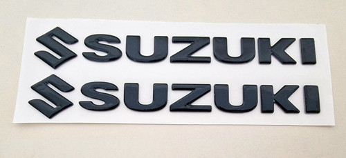 Suzuki black badge - 3d, letters